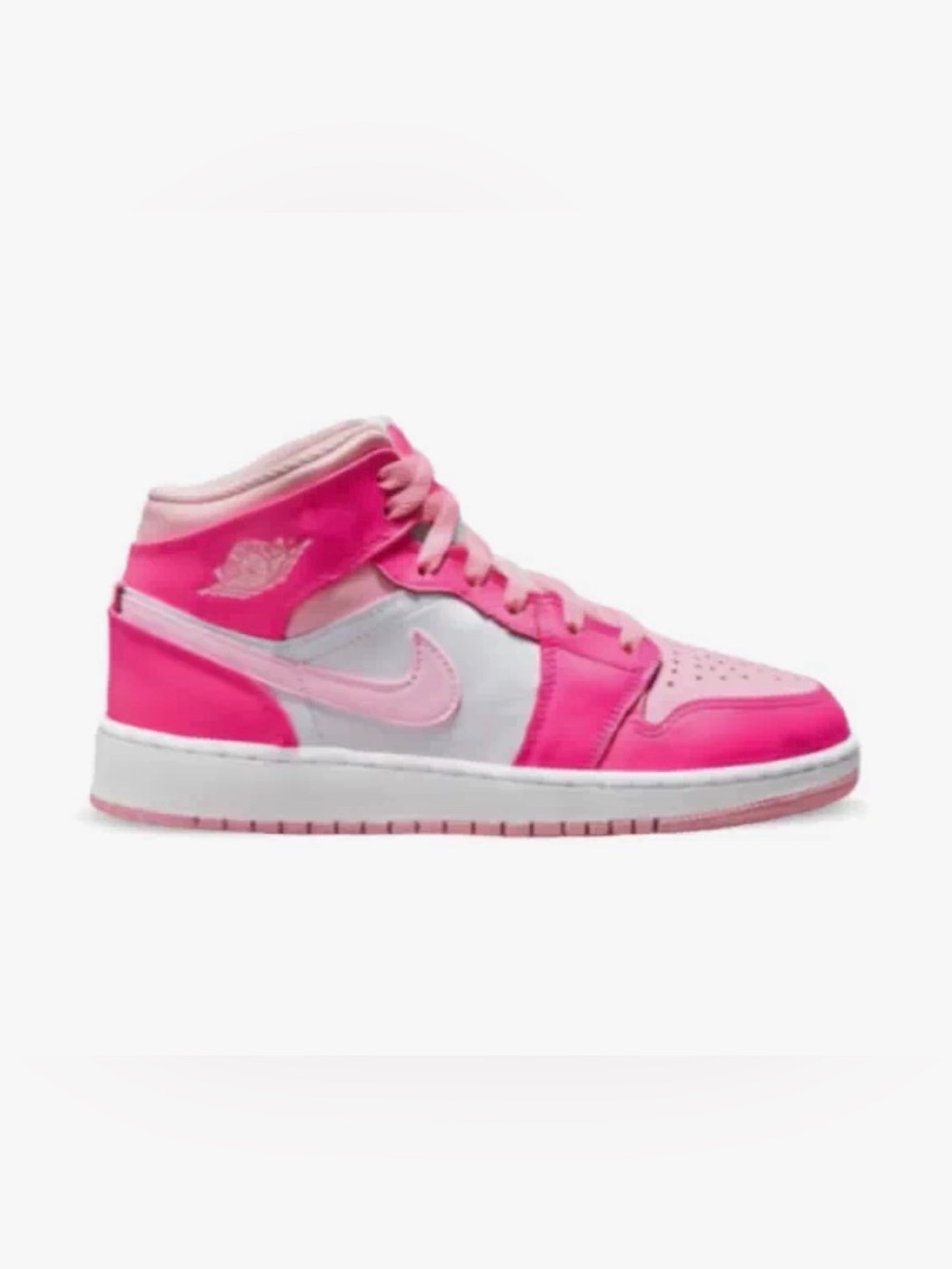 Nike Air Jordan 1 Mid Toddler Girls Fierce Pink Size 10C